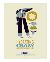 Hydrating Crazy Poster
